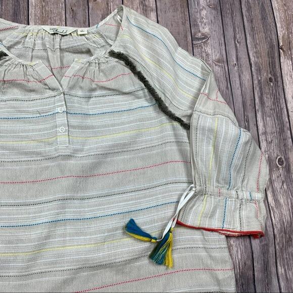 Marakesh Boho threaded tassel top - Picture 3 of 5